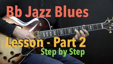 Bb Jazz Blues Lesson - Part 2